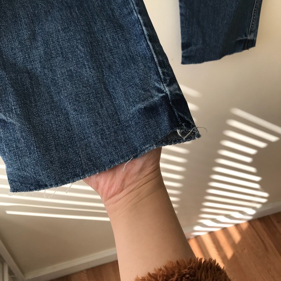 NWT Free people distressed raw hem boyfriend jeans - Picture 8 of 8
